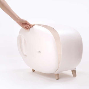 MS Designer Series Fully Enclosed Compact Cat Litter Box - Litter Boxes & Tools - Higooga