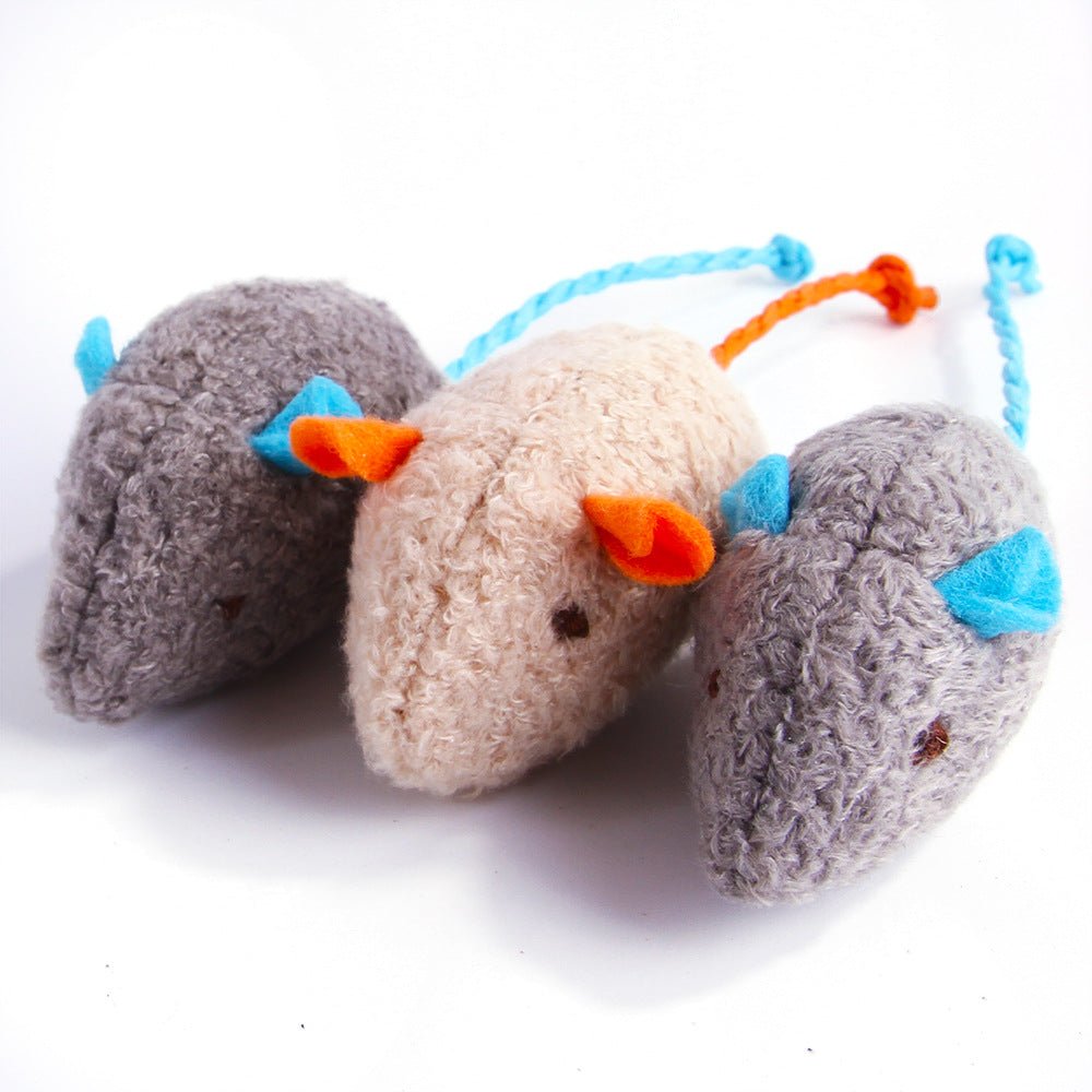 Plush Mice Cat Toy - Toys - Higooga