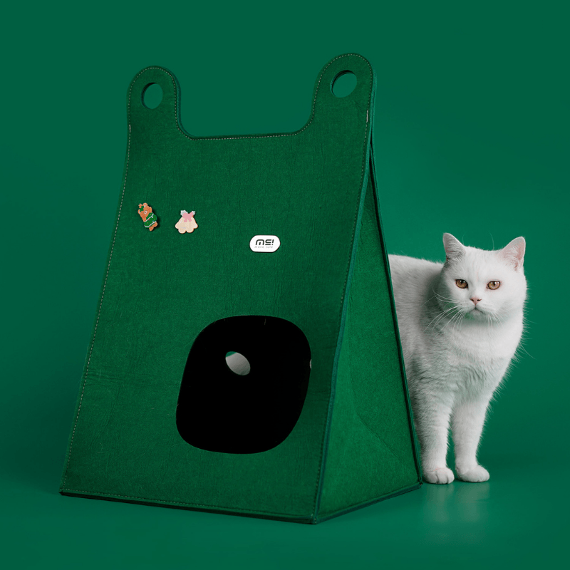 Tote Bag Style Cat Bed And Scratcher - Beds & Furniture - Higooga
