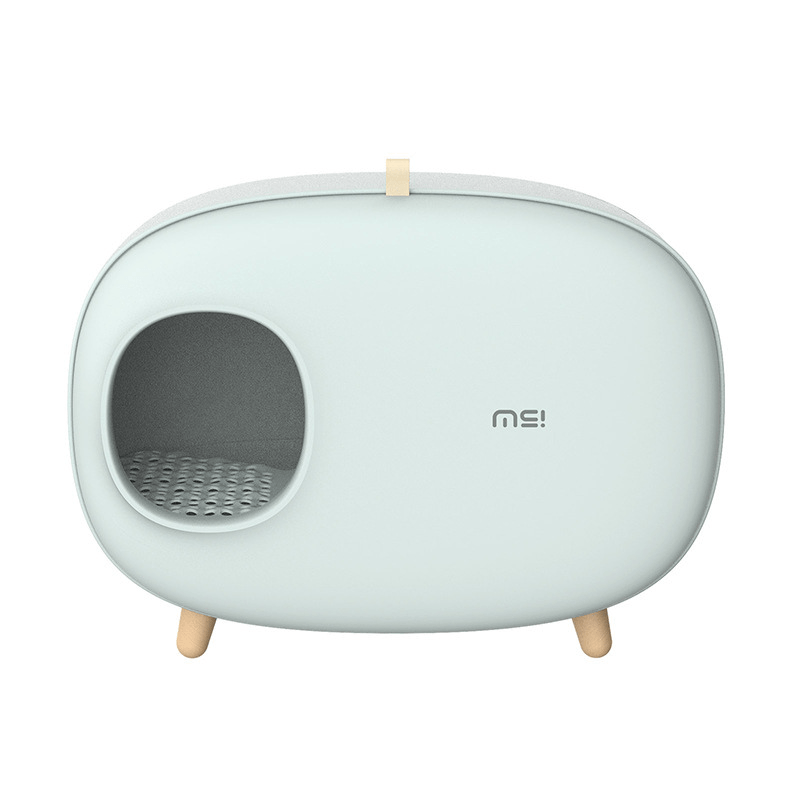 MS Designer Series Fully Enclosed Compact Cat Litter Box - Litter Boxes & Tools - Higooga