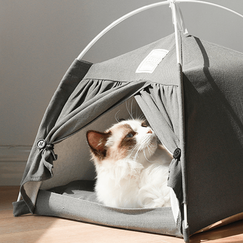 Portable Pet Teepee Bed - Beds & Furniture - Higooga