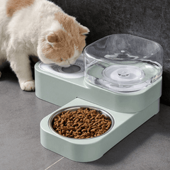 Rotational Compact Pet Food Bowl and Water Feeder - Bowls, Feeders & Waterers - Higooga