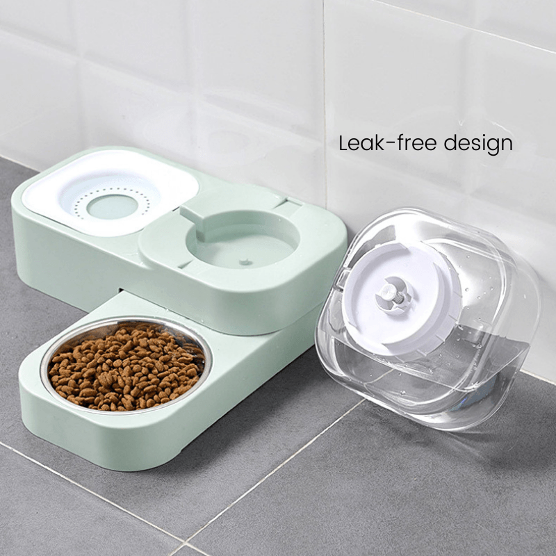 Rotational Compact Pet Food Bowl and Water Feeder - Bowls, Feeders & Waterers - Higooga