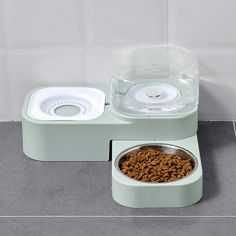 Rotational Compact Pet Food Bowl and Water Feeder - Bowls, Feeders & Waterers - Higooga