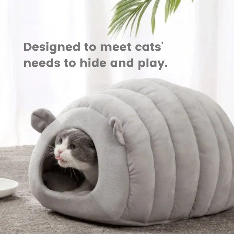 Caterpillar Cat Cave Bed - Beds & Furniture - Higooga