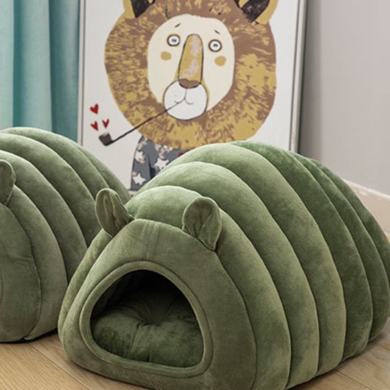 Caterpillar Cat Cave Bed - Beds & Furniture - Higooga