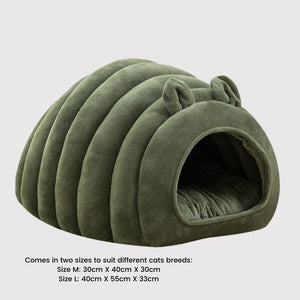 Caterpillar Cat Cave Bed - Beds & Furniture - Higooga
