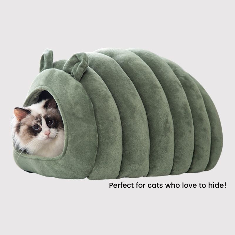 Caterpillar Cat Cave Bed - Beds & Furniture - Higooga