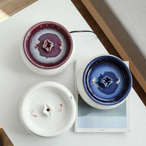 Ceramic Pet Water Fountain Artist Edition - Bowls, Feeders & Waterers - Higooga