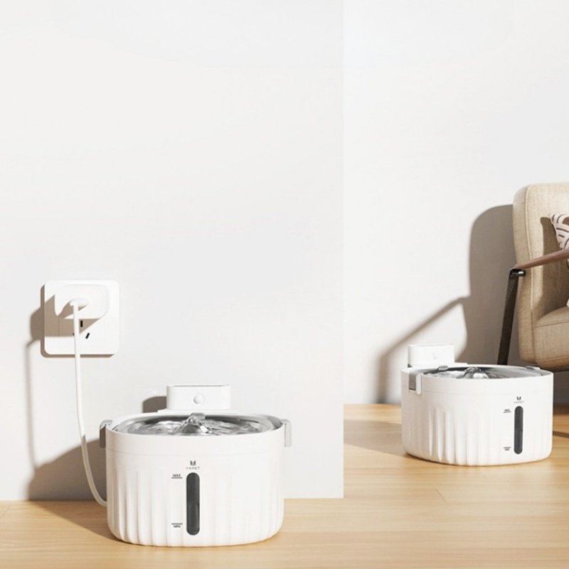 Cordless Automatic Pet Water Fountain with Motion Sensor - Bowls, Feeders & Waterers - Higooga