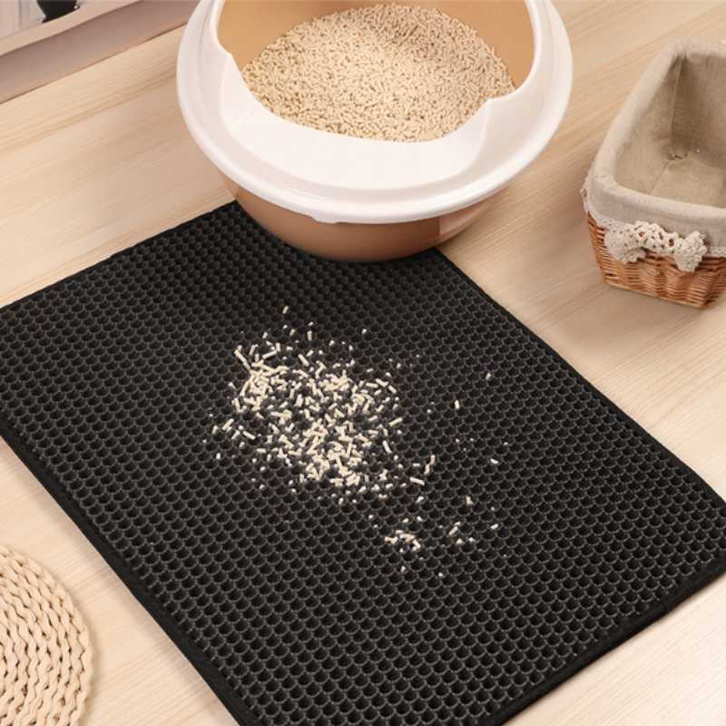 Double-layer Non-slip Cat Litter Mat - Litter Boxes & Tools - Higooga