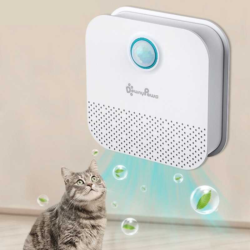 DownyPaws Smart Cat Litter Box Deodorizer & Pet Odor Purifier - Pet Accessories For Home - Higooga