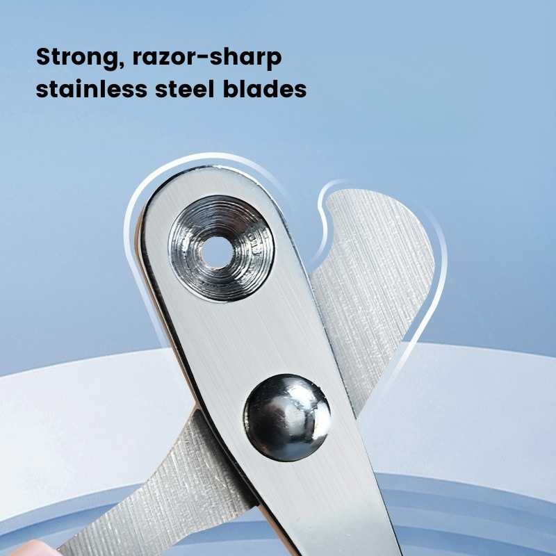 Effortless Cat Nail Clippers With Round Stopper - Pet Grooming - Higooga