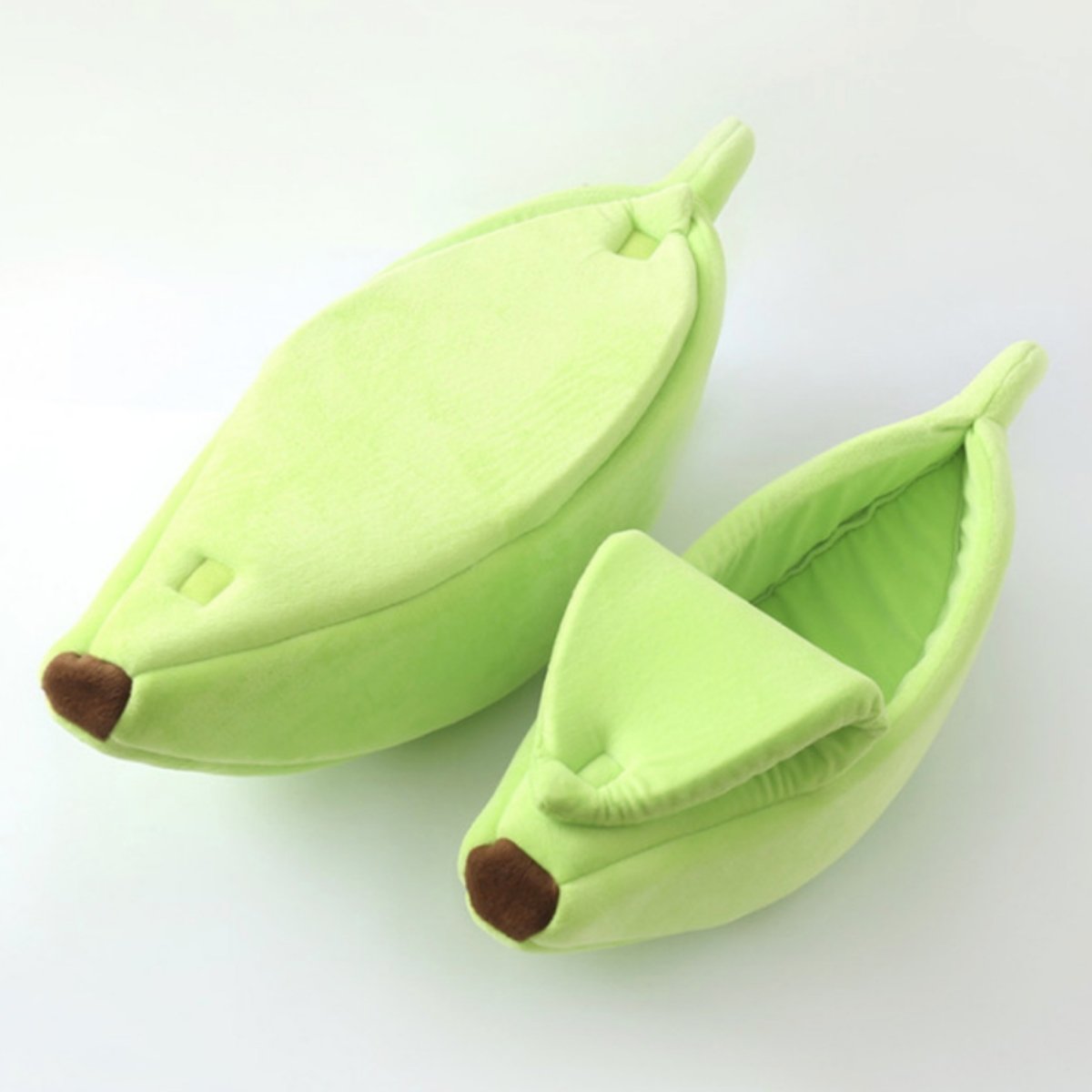 Fully Covered Banana Cat Bed - Beds & Furniture - Higooga