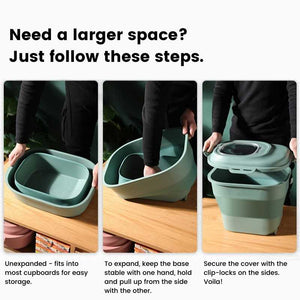Large Foldable Pet Food Storage Container - Pet Accessories For Home - Higooga