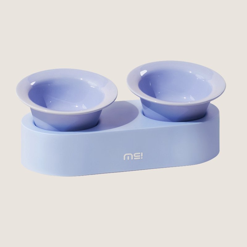 MS Designer Series Dual Ceramic Pet Bowls with Detachable Stand | Higooga