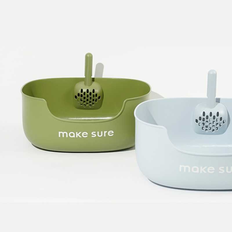 MS Leak-Proof Cat Litter Box with Mat & Scoop | Higooga