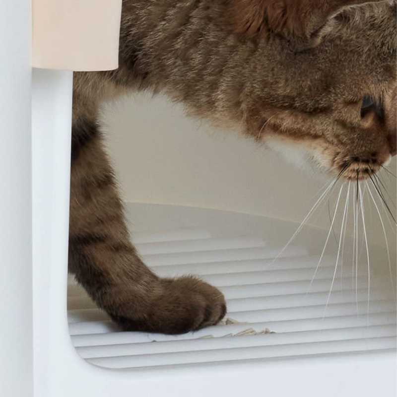 MS Modern & Chic Fully Enclosed Compact Cat Litter Box MAX | Higooga