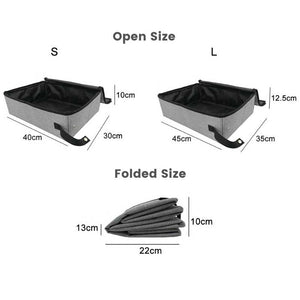 On-The-Go Foldable Cat Litter Tray | Higooga