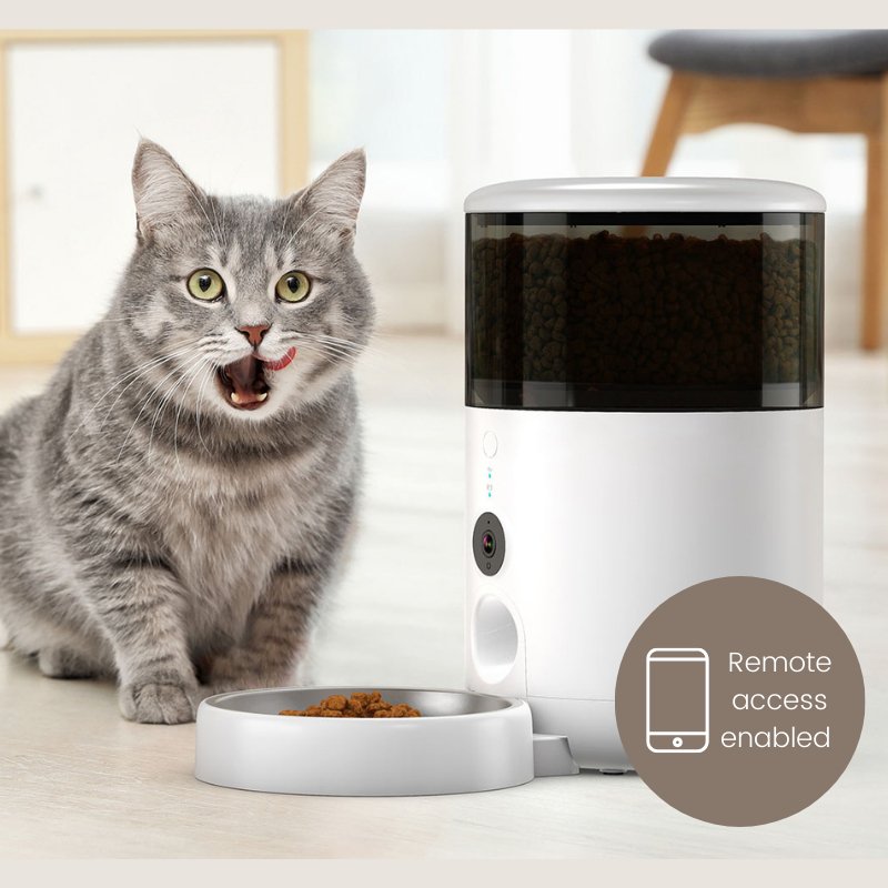 Petoneer NutriVue Smart Pet Feeder with Timed Feeding and HD Camera | Higooga