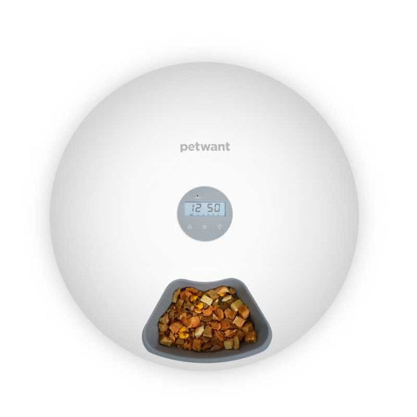 Petwant Cordless Pet Feeder with Scheduler For Wet & Dry Food | Higooga