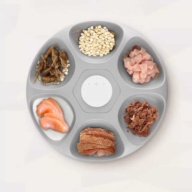 Petwant Cordless Pet Feeder with Scheduler For Wet & Dry Food | Higooga