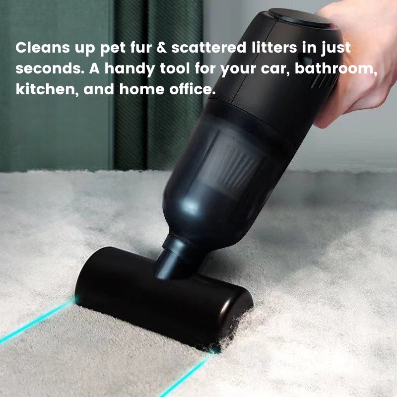 Portable Wireless Vacuum Cleaner For Pet Fur and Litter - Pet Accessories For Home - Higooga