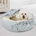 Soft Plush Pet Cave Bed for Medium Sized Cats & Dogs - Beds & Furniture - Higooga